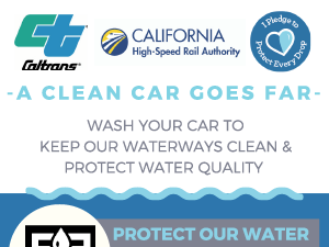 Clean Car Goes Far. Wash Your Car To Keep Out Waterways Clean and Protect Water Quality